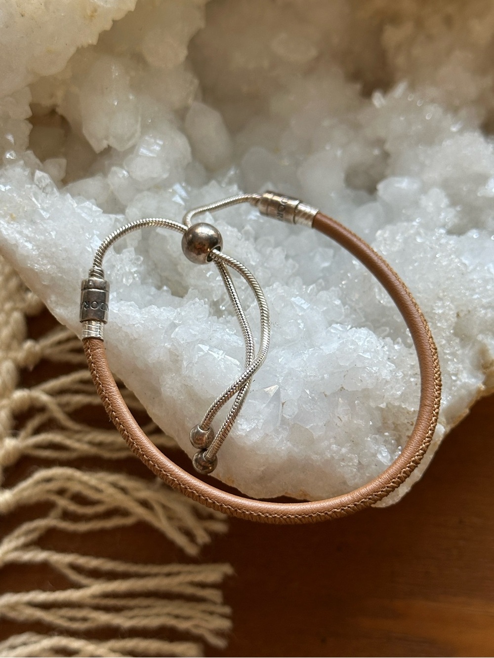 Pandora Leather Sliding Bracelet